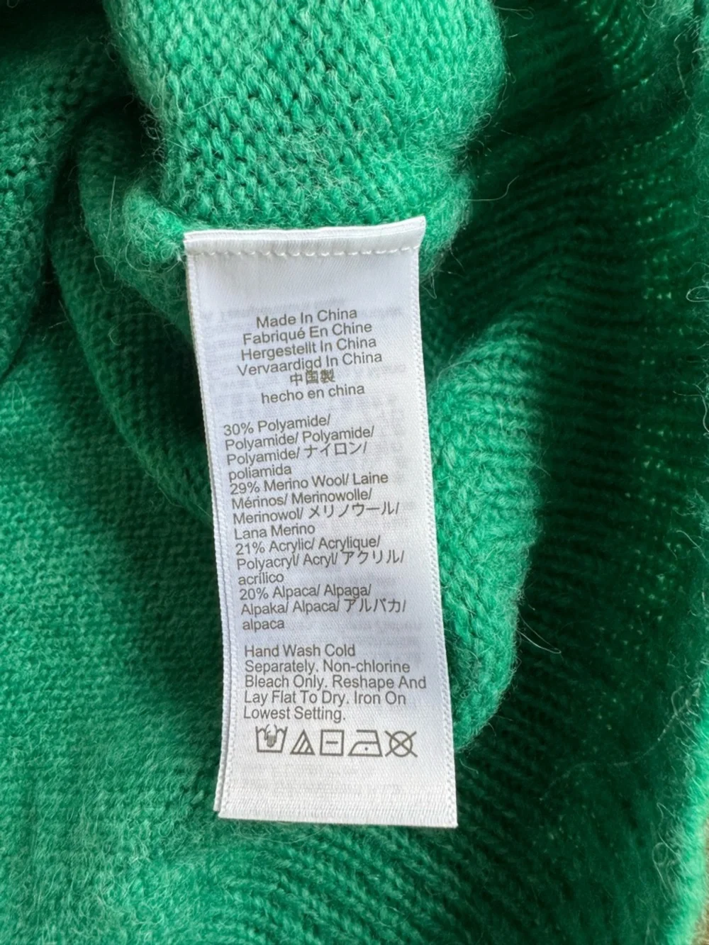 NWT J.Crew Relaxed Pullover Alpaca Blend Sweater Kelly Green Size Medium
